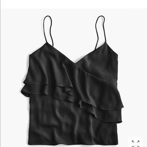 Draper ruffle cami in black